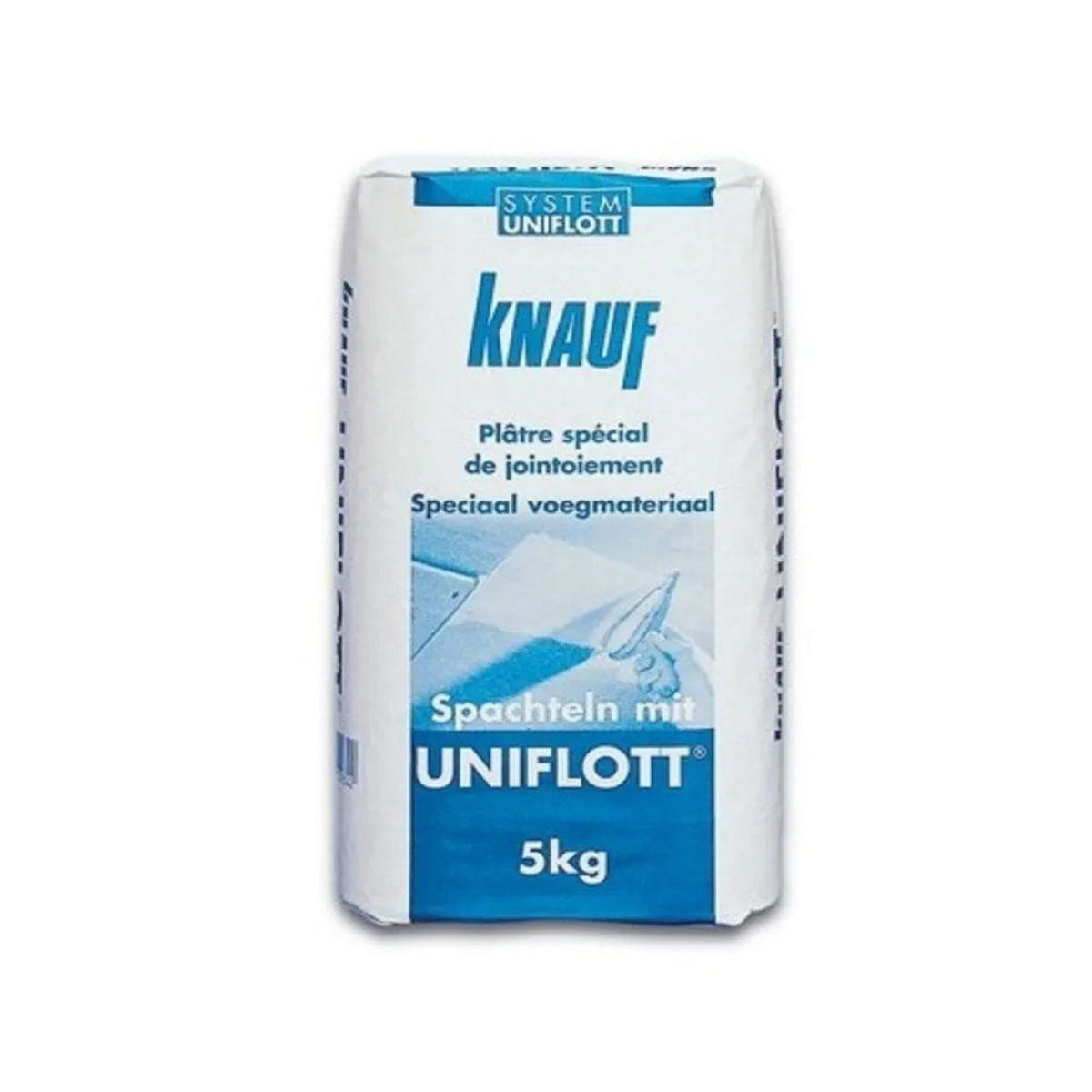 Masilla uniflott en polvo knauf x 5kg